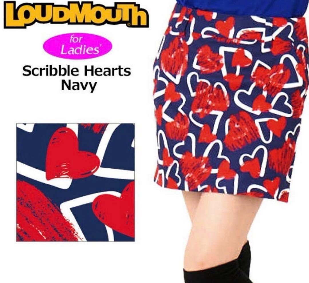 完売品　LOUDMOUTH ラウドマウス レディース スカート ハート Mサイズ