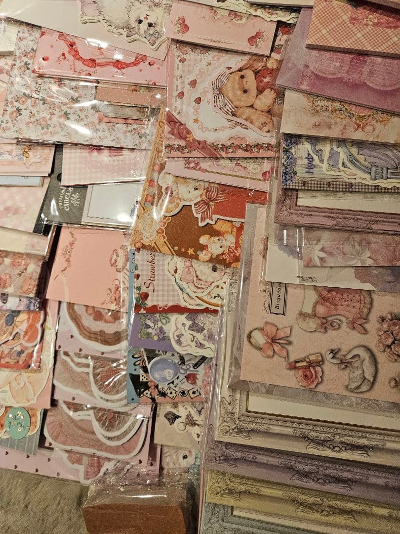 メモ シール カード コラージュ素材 折り紙 まとめ売り
