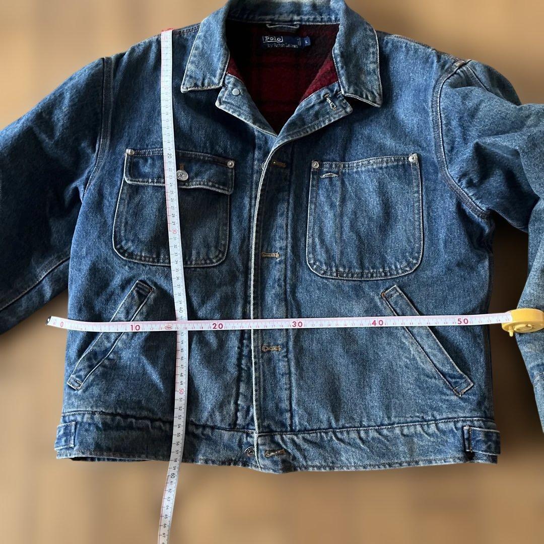 メグ古着Polo by Ralph Lauren デニムジャケット L