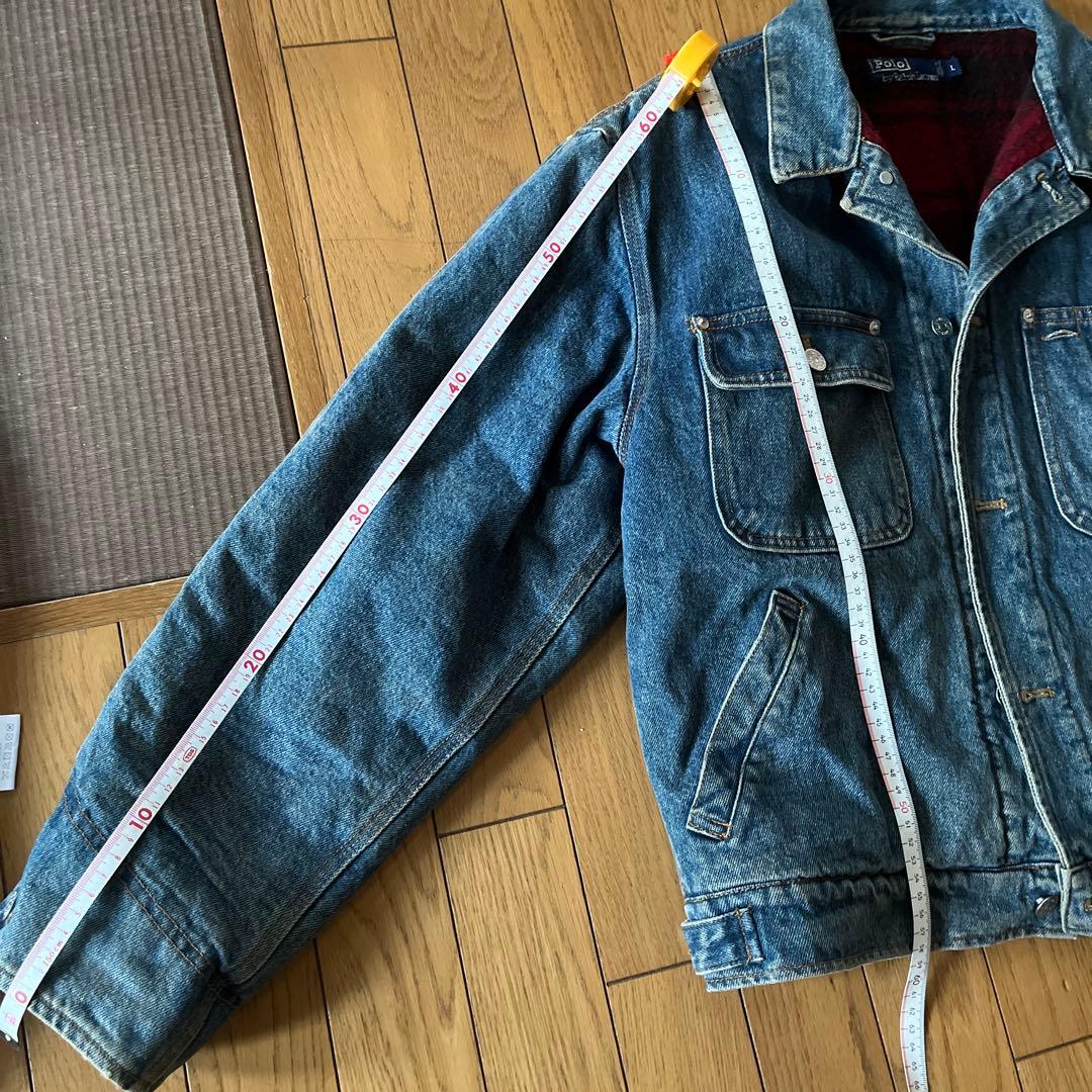 メグ古着Polo by Ralph Lauren デニムジャケット L