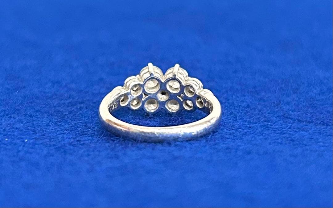 プラチナ900 Pt900 ダイヤモンド 1.48ct 6.28g 10号 指環
