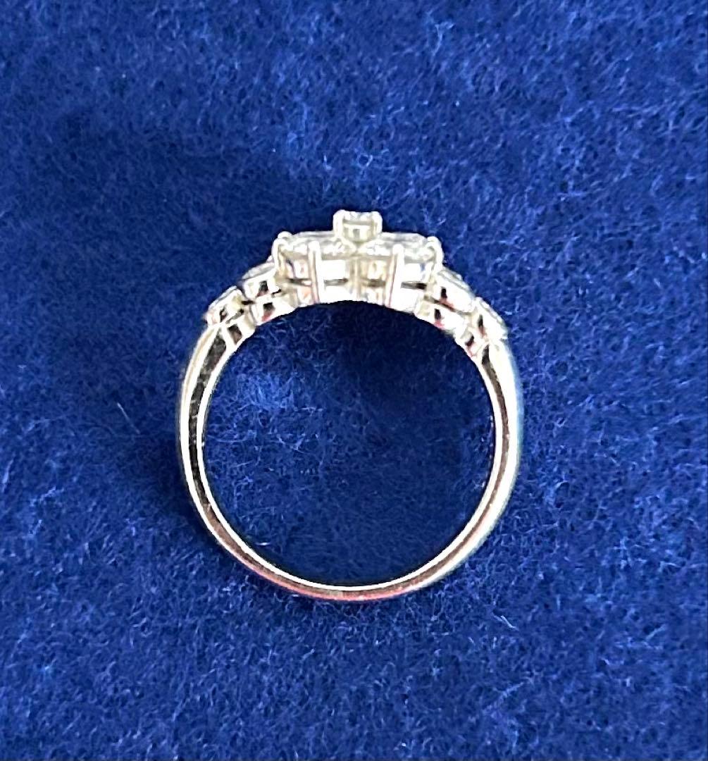 プラチナ900 Pt900 ダイヤモンド 1.48ct 6.28g 10号 指環