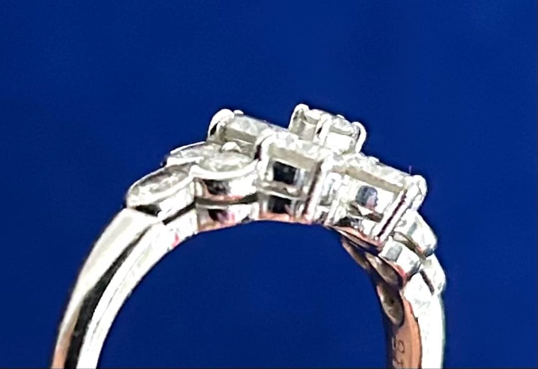 プラチナ900 Pt900 ダイヤモンド 1.48ct 6.28g 10号 指環