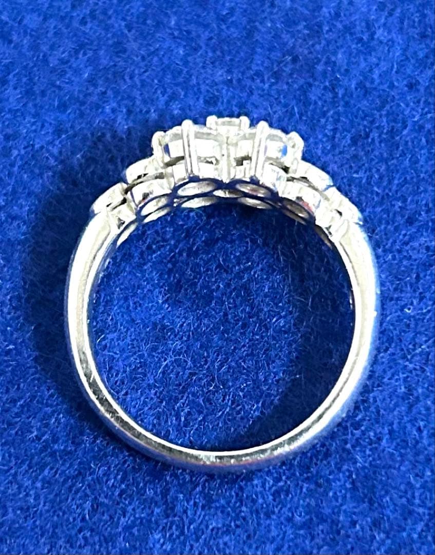 プラチナ900 Pt900 ダイヤモンド 1.48ct 6.28g 10号 指環