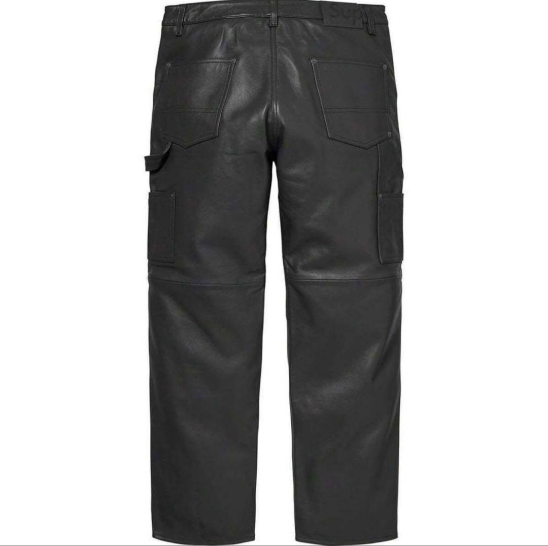 まりりんLeather Double Knee Painter Pant