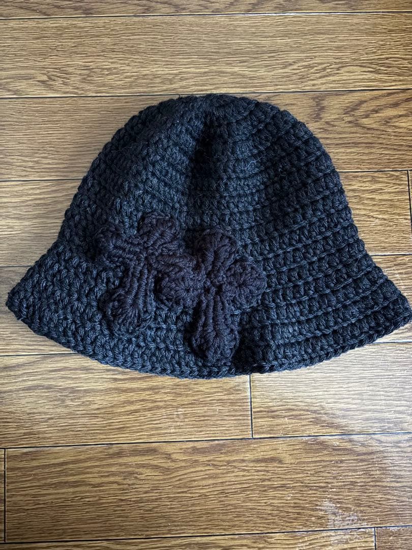 Y.A.R.N. クロスモチーフニットハット　美品