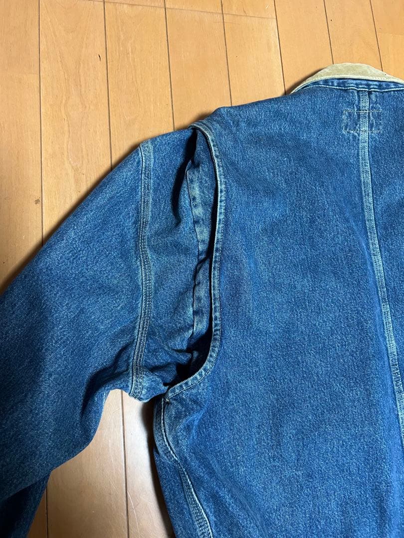 RRL デニムジャケット コーデュロイ襟付き