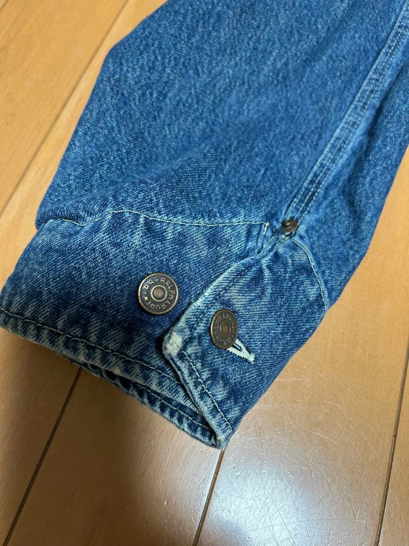 RRL デニムジャケット コーデュロイ襟付き