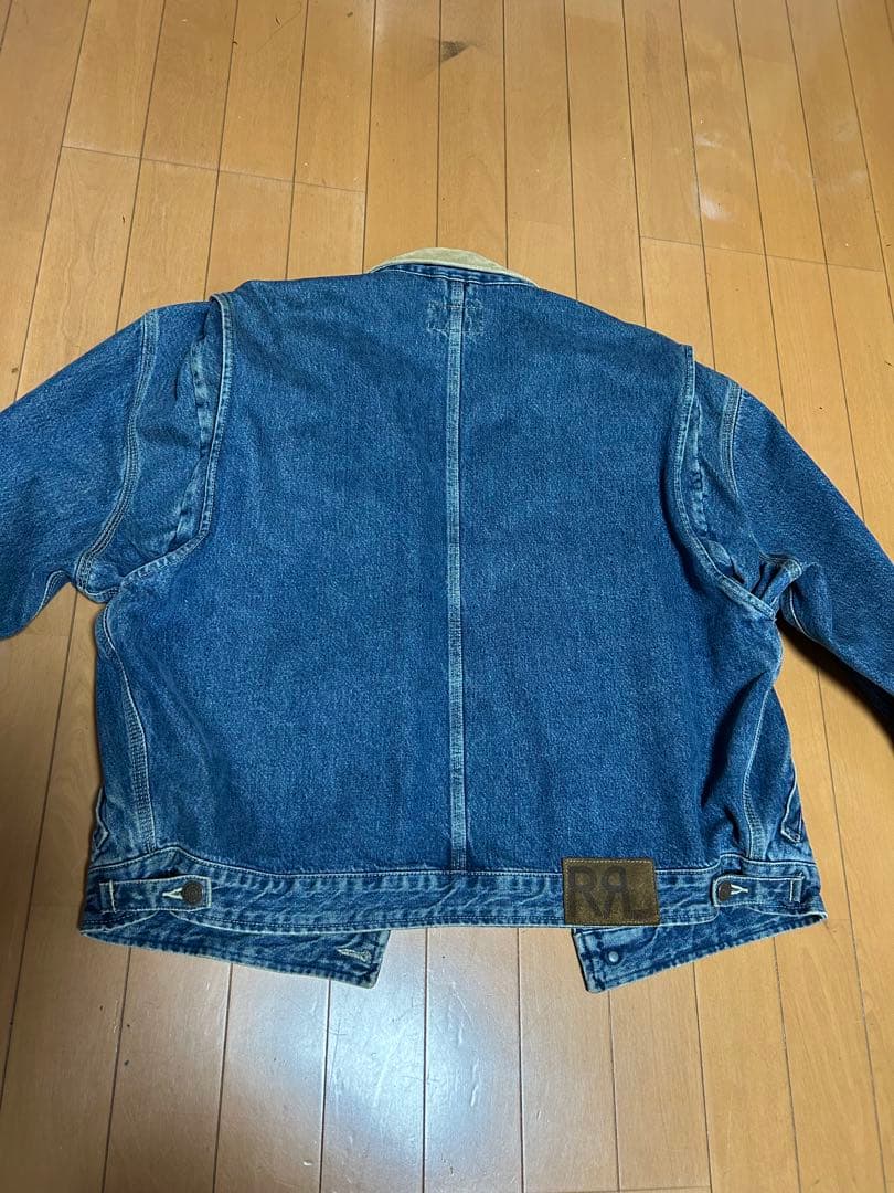 RRL デニムジャケット コーデュロイ襟付き