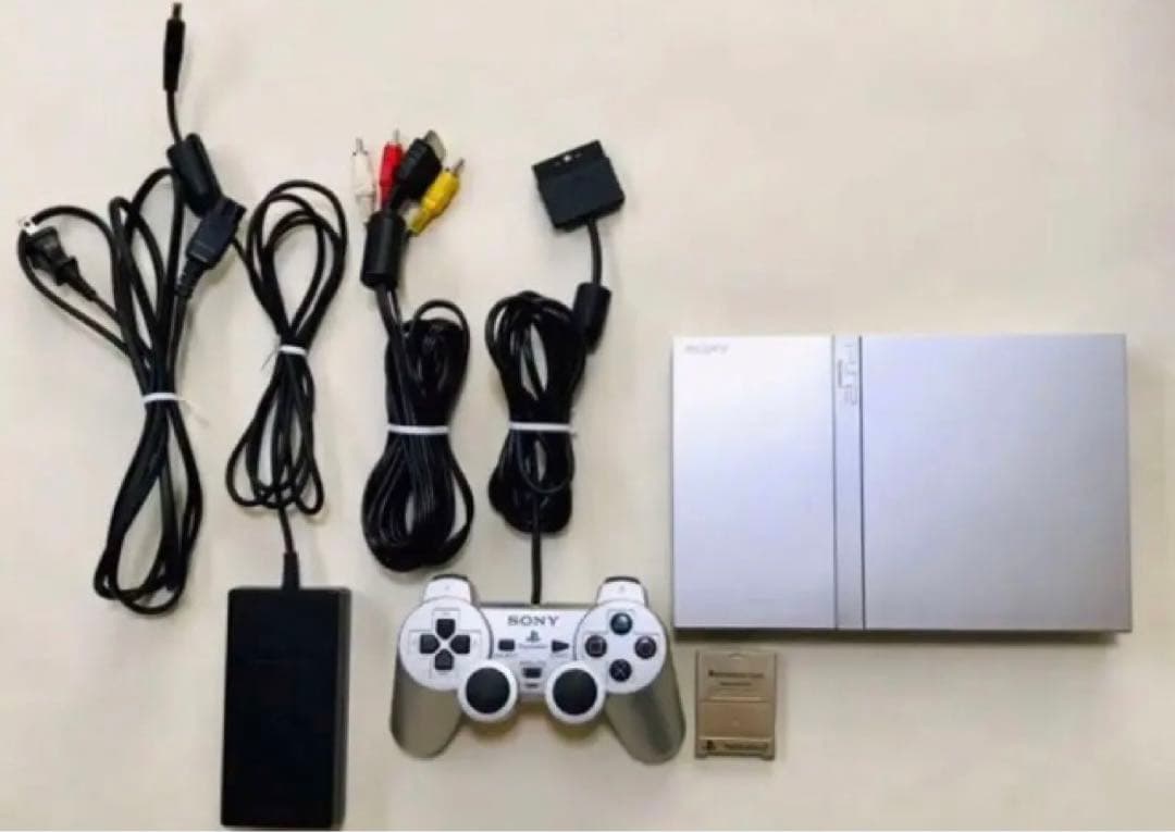 SONY PS2 SCPHー79000 本体　コントローラー　パワプロソフト付き