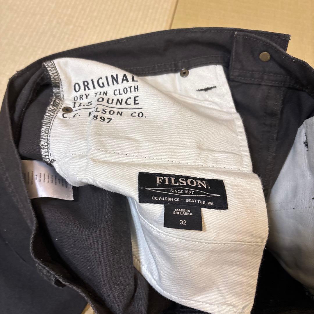 FILSON ワークパンツ 黒
