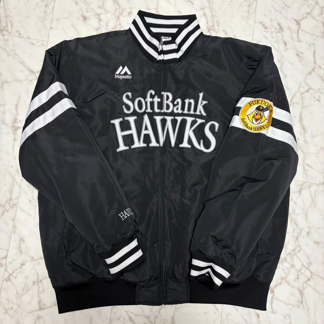★SoftBank Hawks★ グランドコート　中綿ジャケット　3XL