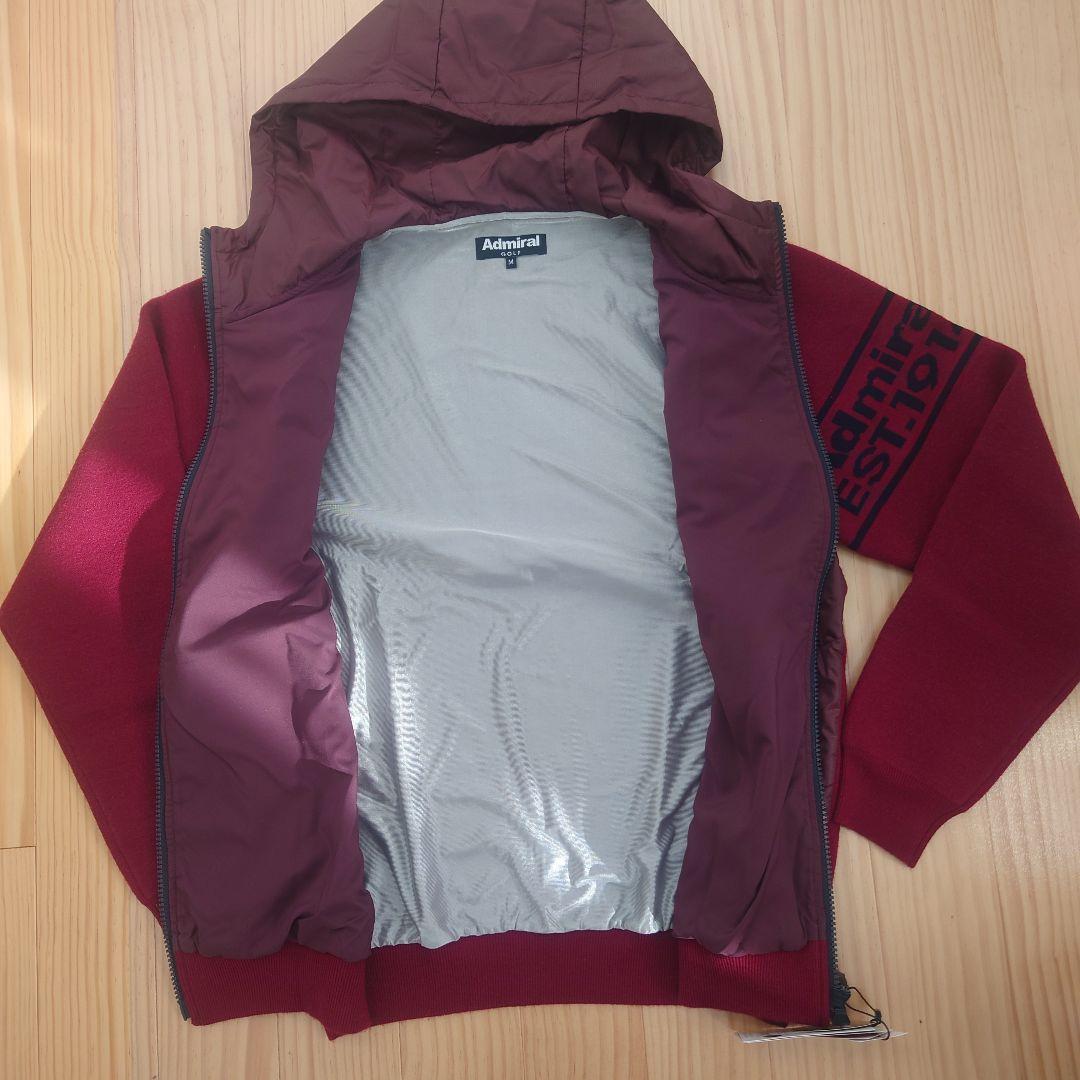 Admiralアドミラルパテットニットパーカーゴルフジャケット M 新品未使用品