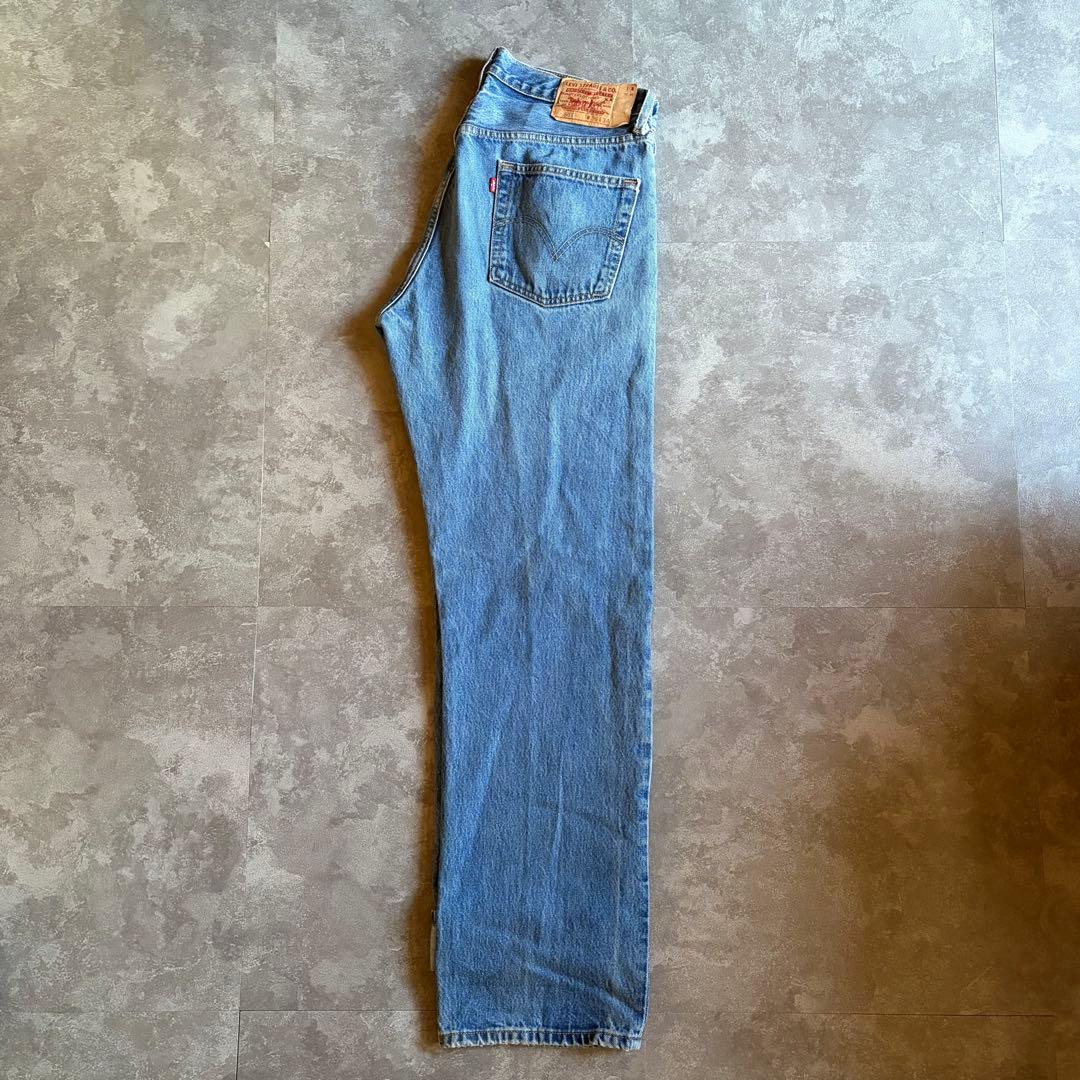 00s リーバイス 501 ストレート W36 L34 鬼ヒゲ フェード 古着