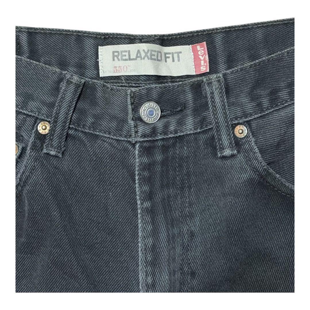 【希少】LEVI’S 550 ブラックデニム表記32 30/リーバイス