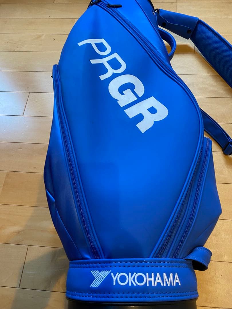 PRGR キャディバッグ 青　　美品
