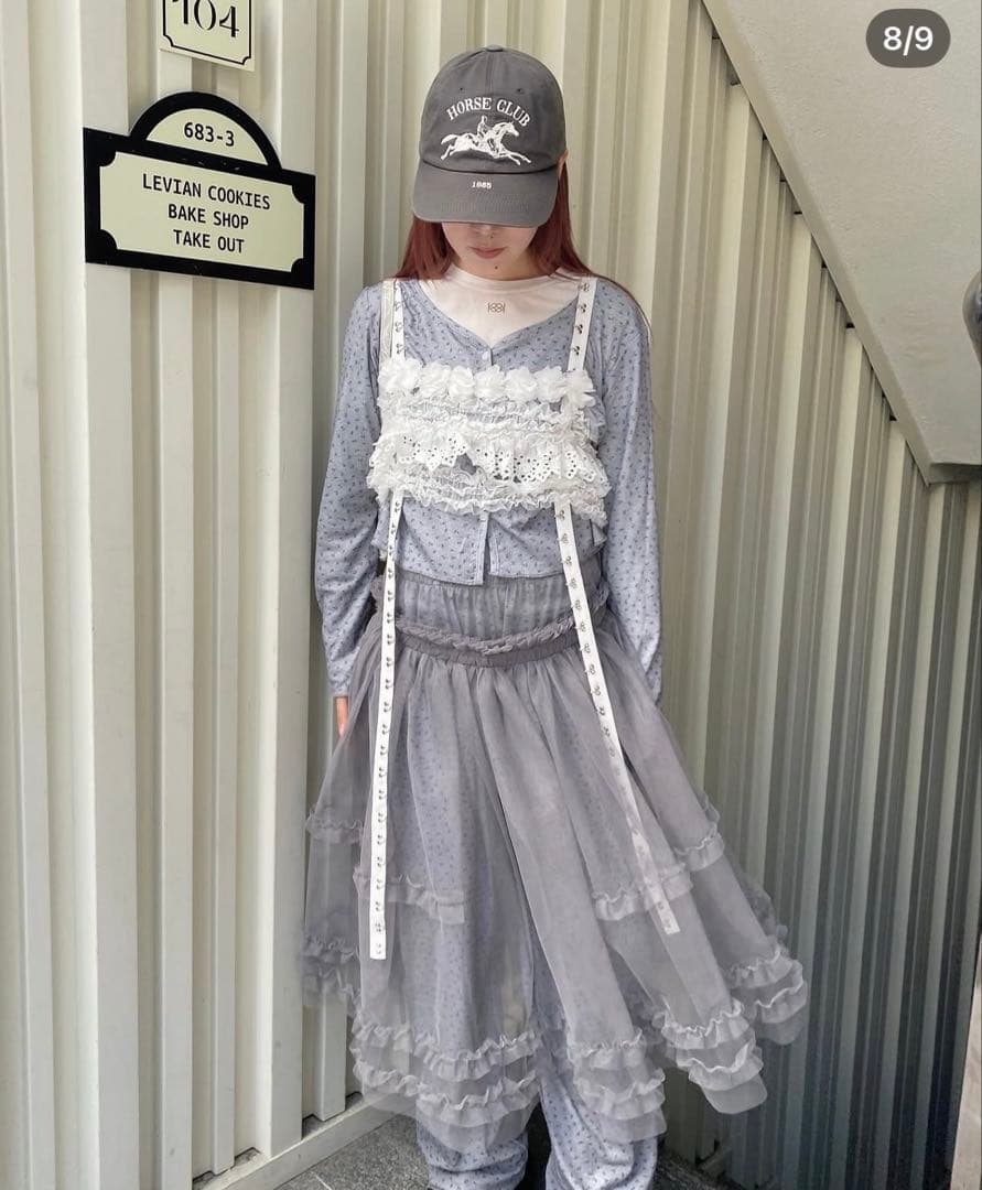 トップス AiKON lace harness