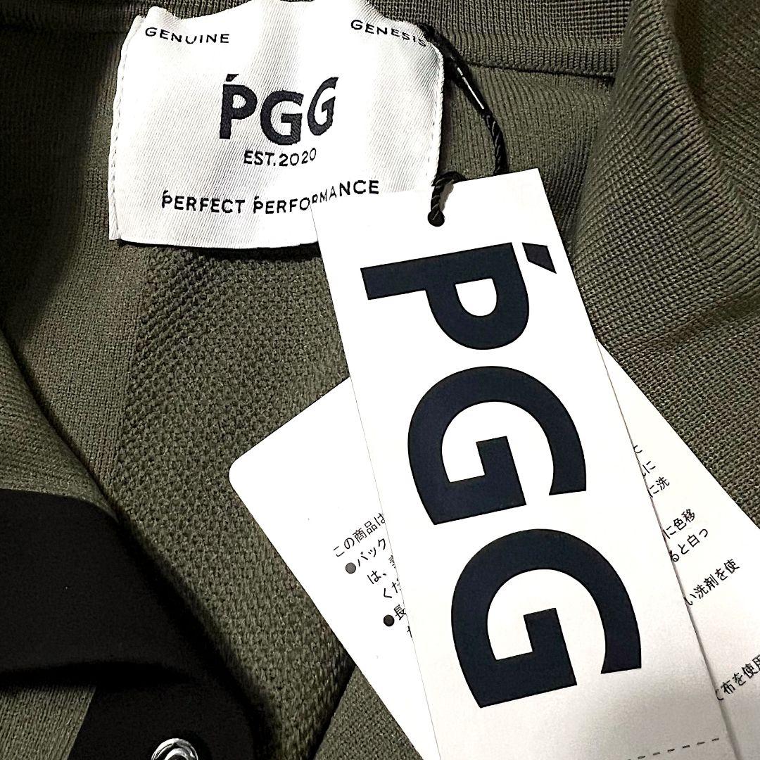 PGG パーリーゲイツ ポリエステルヤーン ニットシャツ 新品タグ付 サイズM
