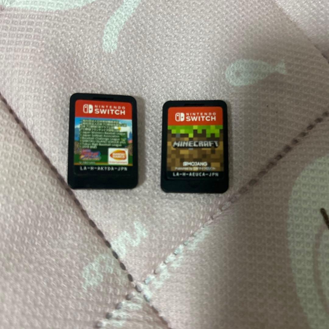 Minecraft & ファミスタ　Nintendo Switchカセット