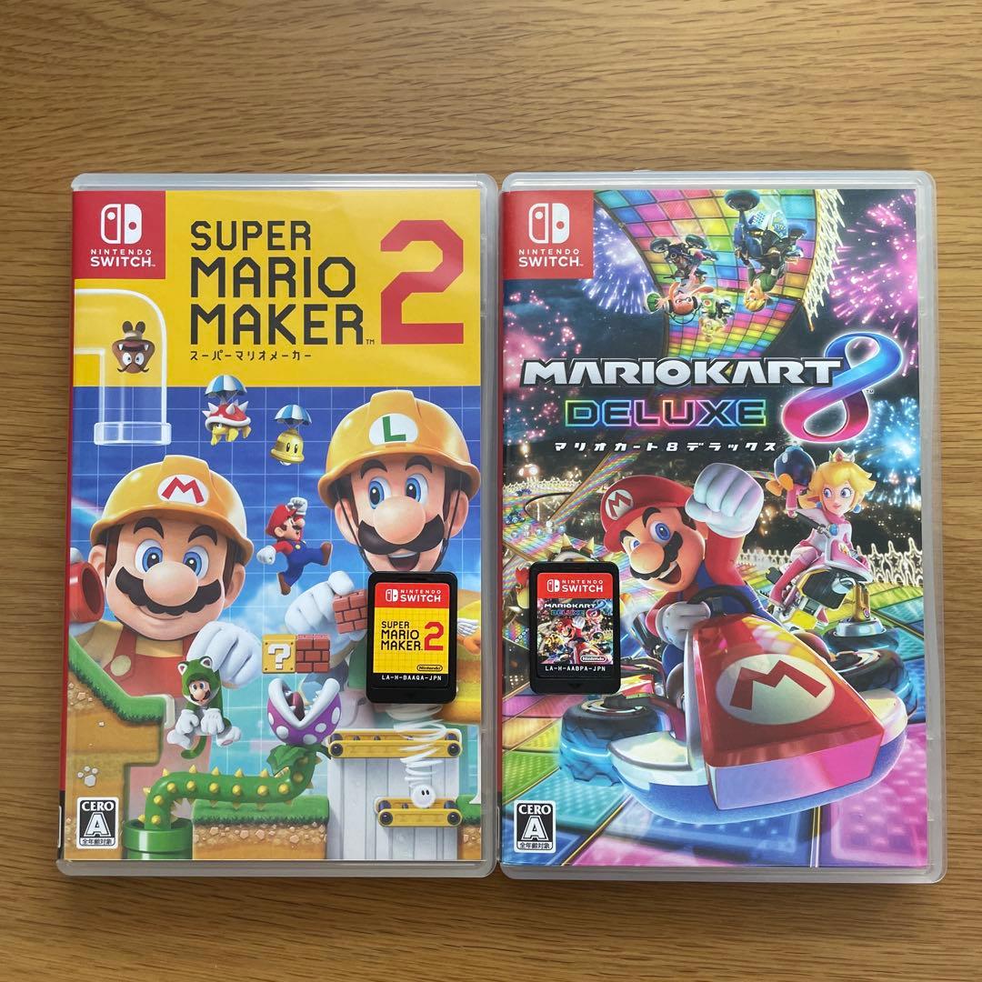 マリオカート8デラックス　スーパーマリオメーカー2 まとめ売り