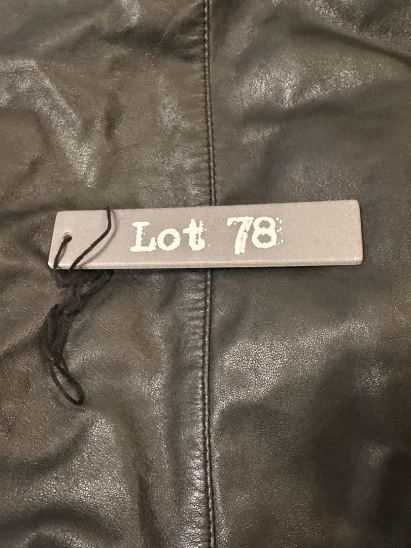 た*く様 Lot78 ブラック レザージャケット　comoli