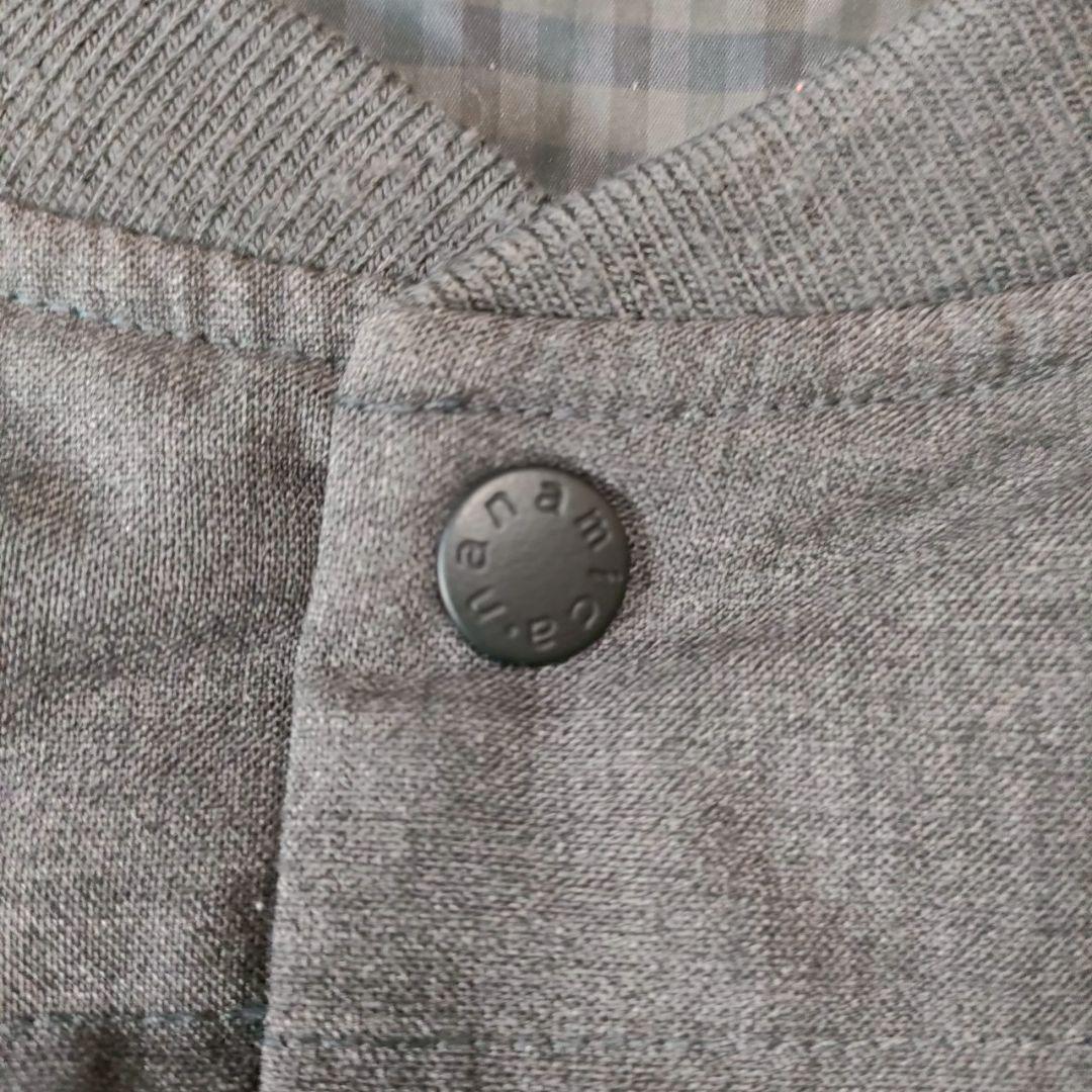 nanamica × SLOWEAR リバーシブルダウンベスト グレー М