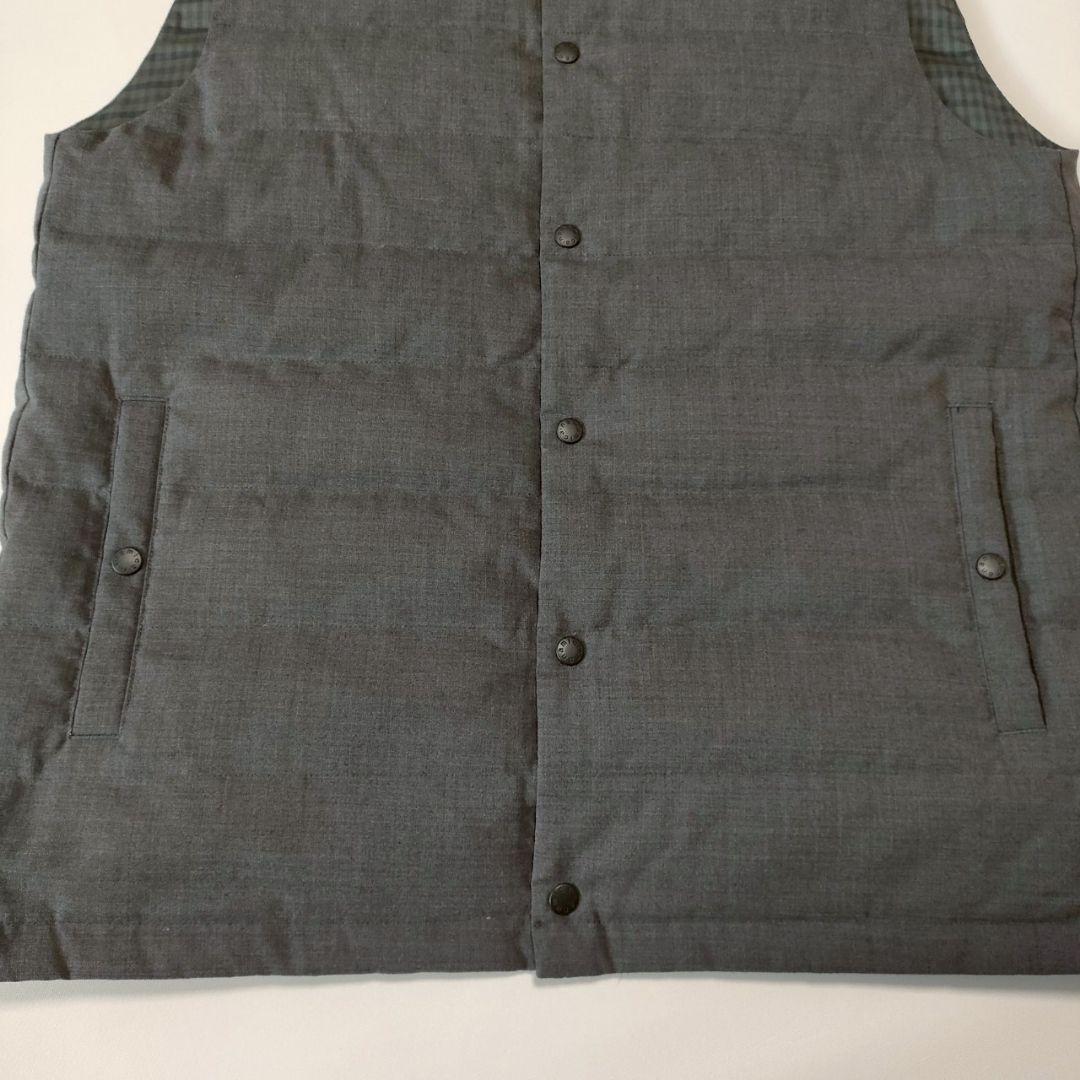 nanamica × SLOWEAR リバーシブルダウンベスト グレー М