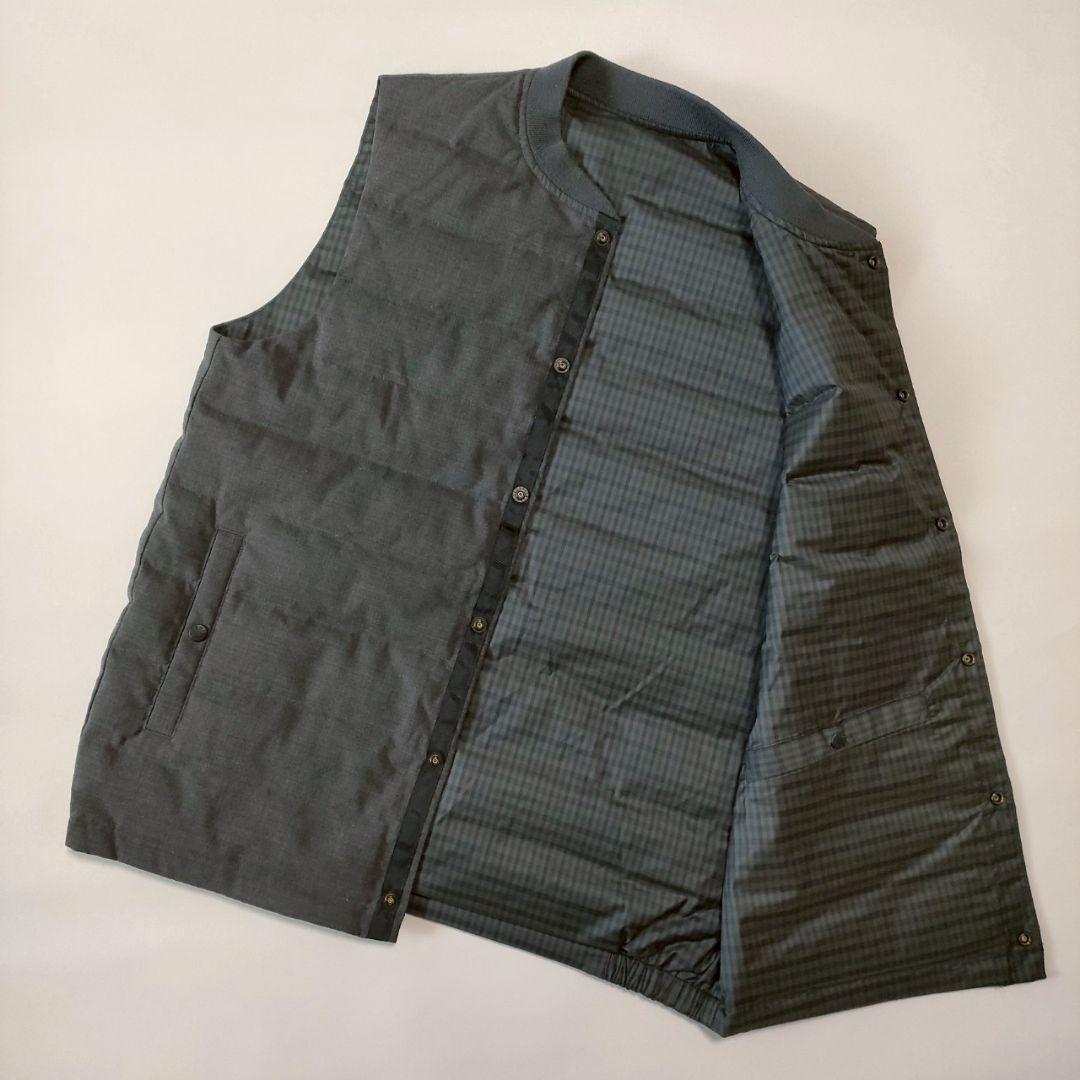 nanamica × SLOWEAR リバーシブルダウンベスト グレー М