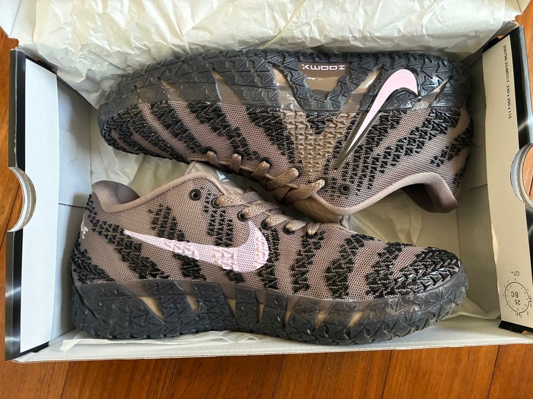 シューズ(男性用) Nike JA 3 EP 9.5 Mink Brown/Pink Foam