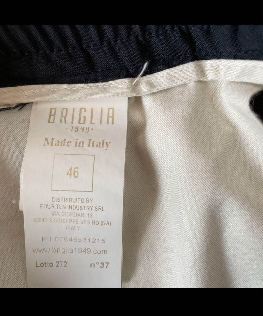 ブリリアBRIGLIA1949イージースラックス黒