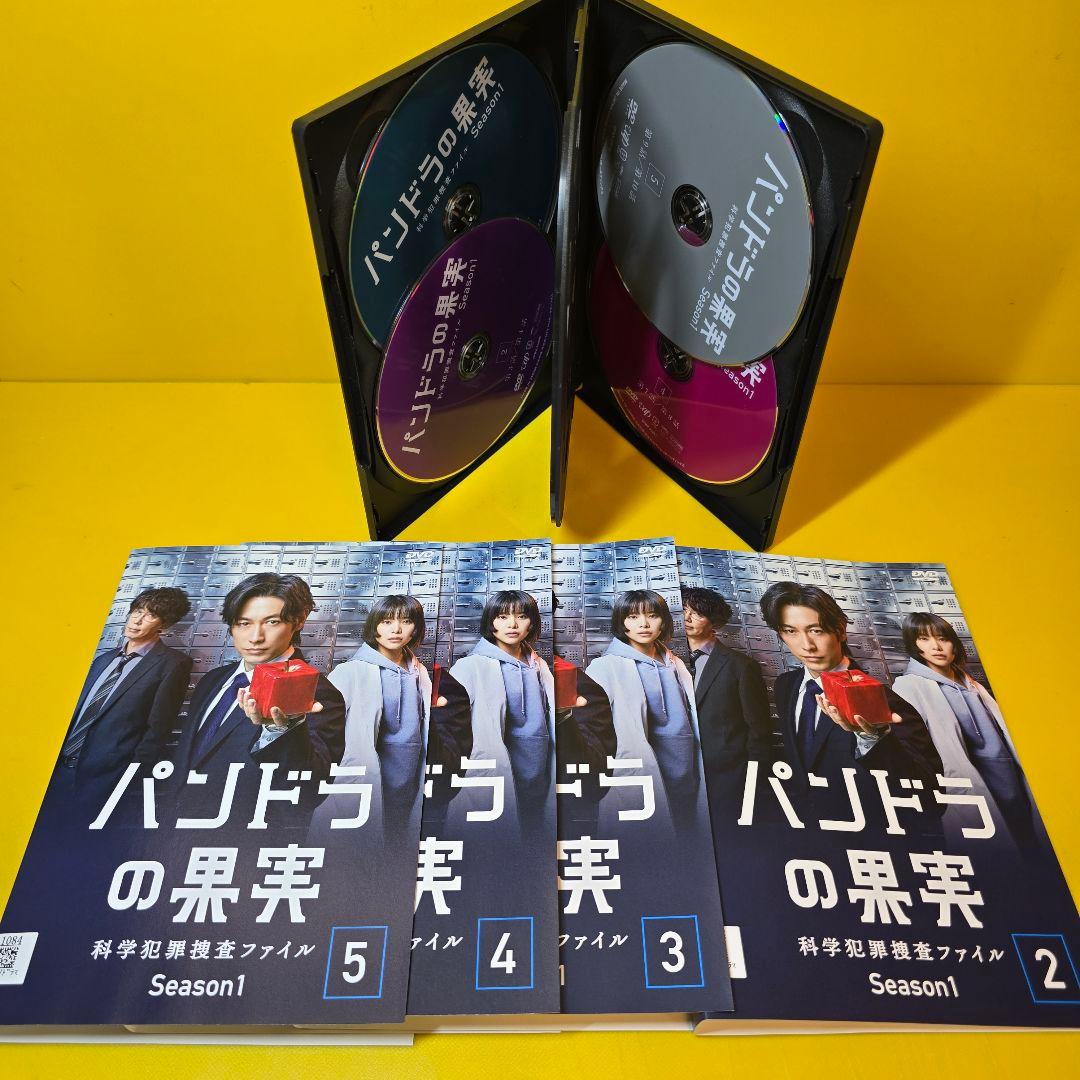 新品ケース交換済み　パンドラの果実　科学犯罪　1期+2期　全7巻セット　DVD
