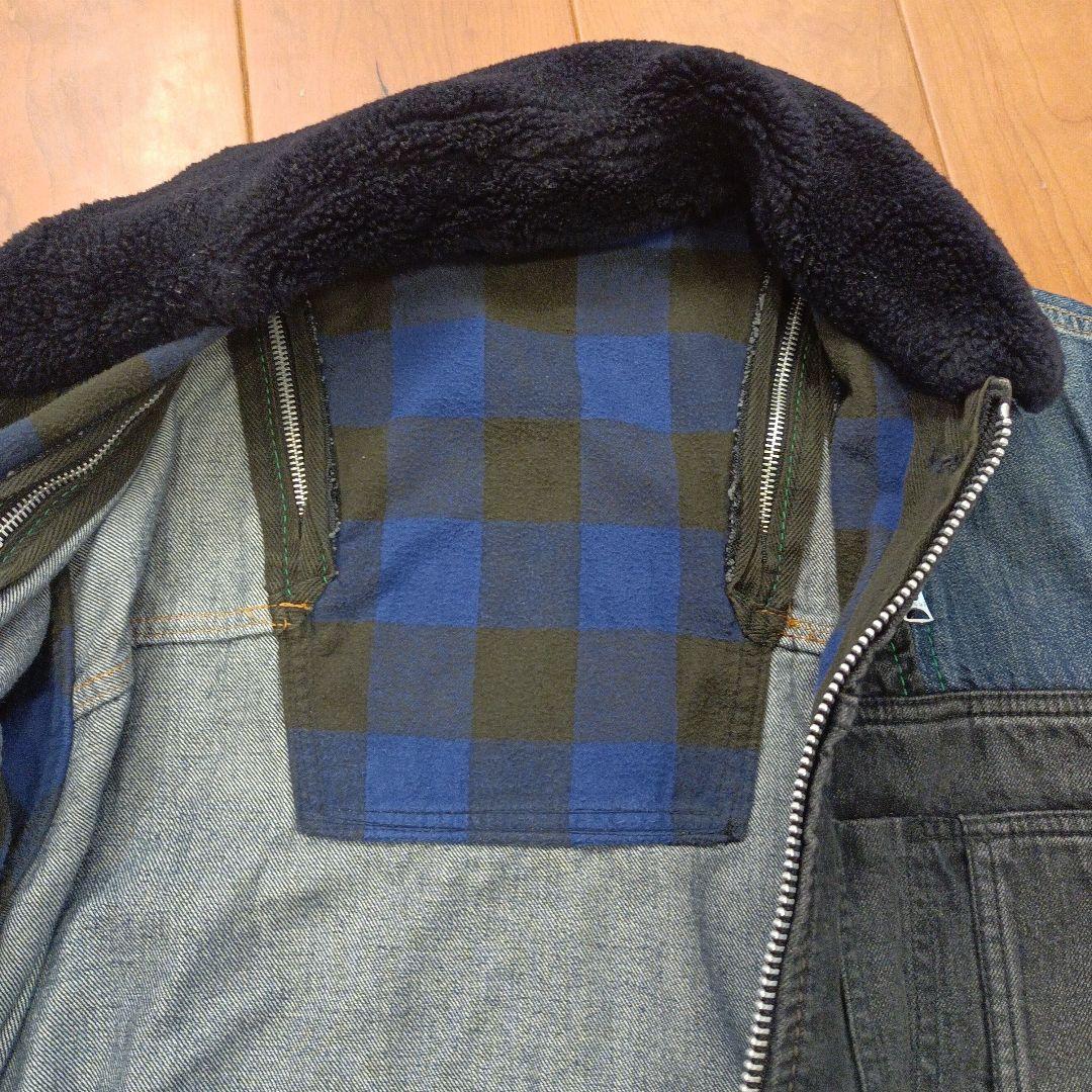 【良品販売君さま専用】sacai18-0175M デニムパッチワークジャケット