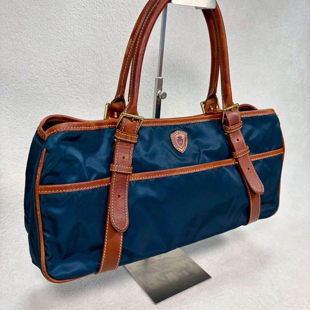 【美品✨】Felisi フェリージ　リモンタナイロン レザー トートバッグ