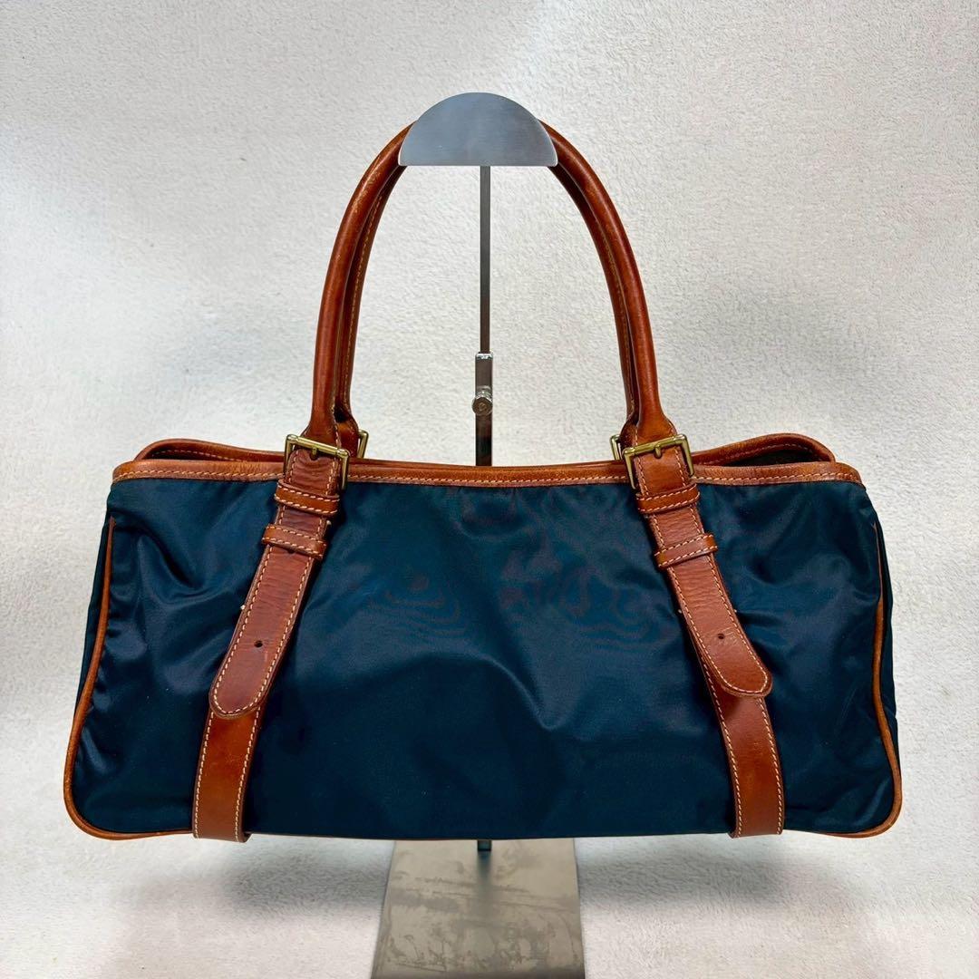 【美品✨】Felisi フェリージ　リモンタナイロン レザー トートバッグ