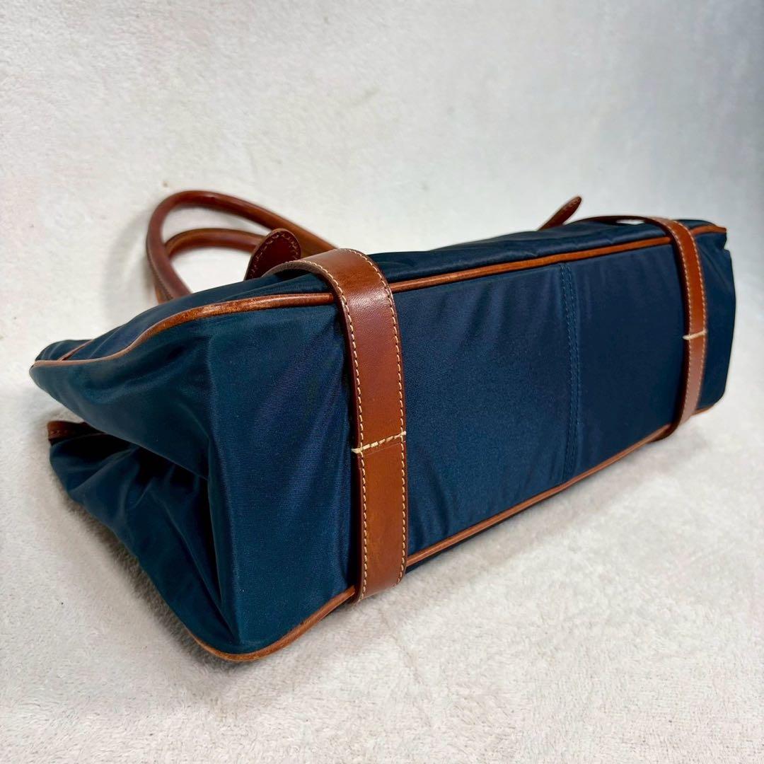 【美品✨】Felisi フェリージ　リモンタナイロン レザー トートバッグ