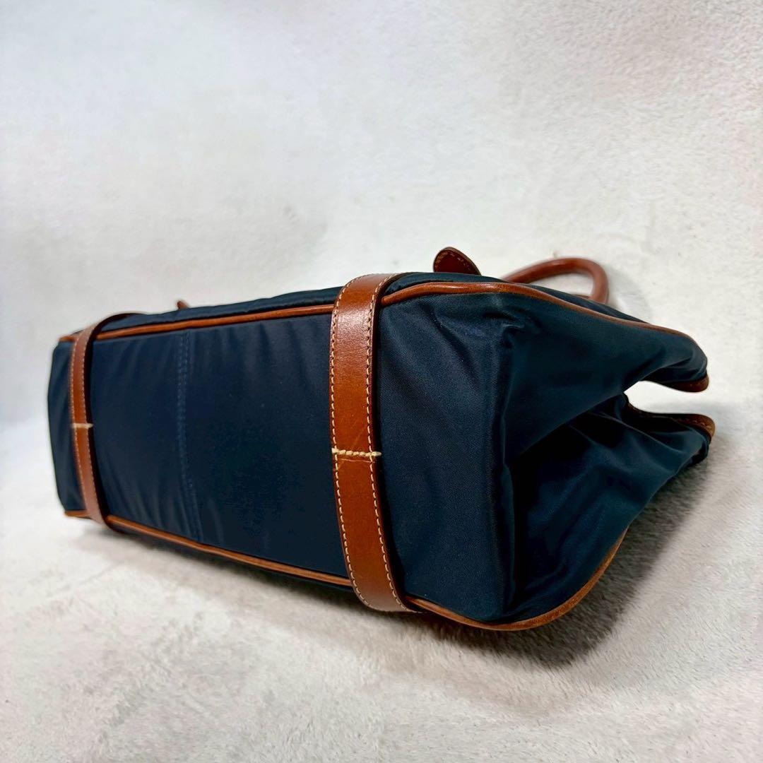 【美品✨】Felisi フェリージ　リモンタナイロン レザー トートバッグ
