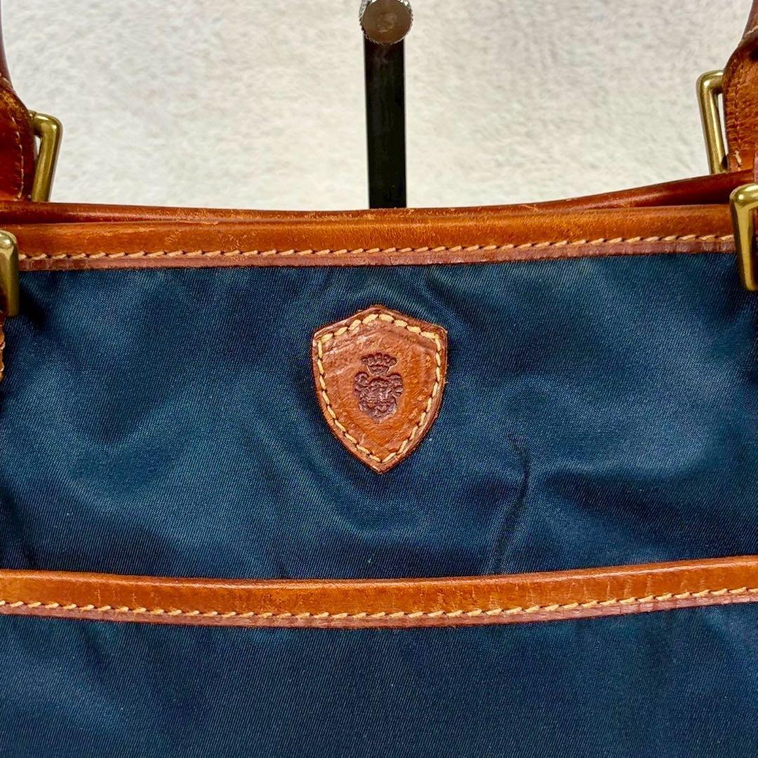 【美品✨】Felisi フェリージ　リモンタナイロン レザー トートバッグ