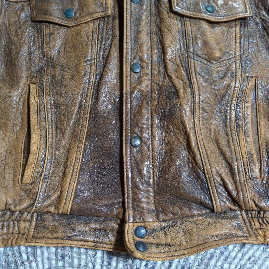 80s 3rd タイプ レザージャケット 古着 ビンテージ レザー LEVI’S