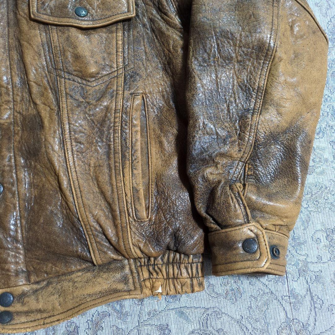 80s 3rd タイプ レザージャケット 古着 ビンテージ レザー LEVI’S