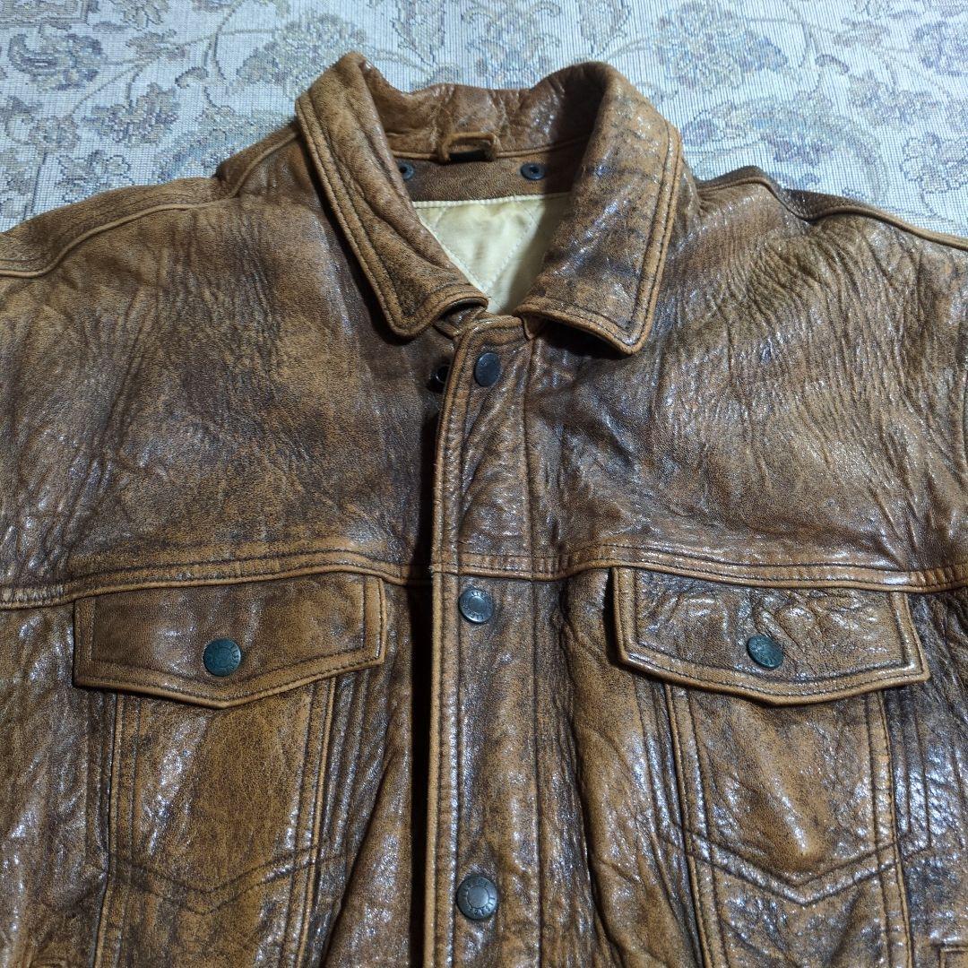80s 3rd タイプ レザージャケット 古着 ビンテージ レザー LEVI’S