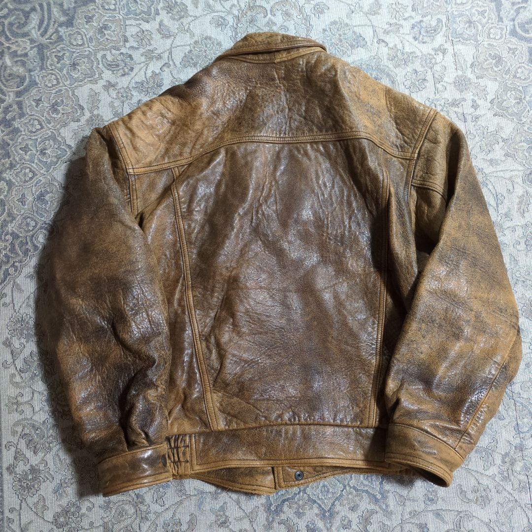 80s 3rd タイプ レザージャケット 古着 ビンテージ レザー LEVI’S