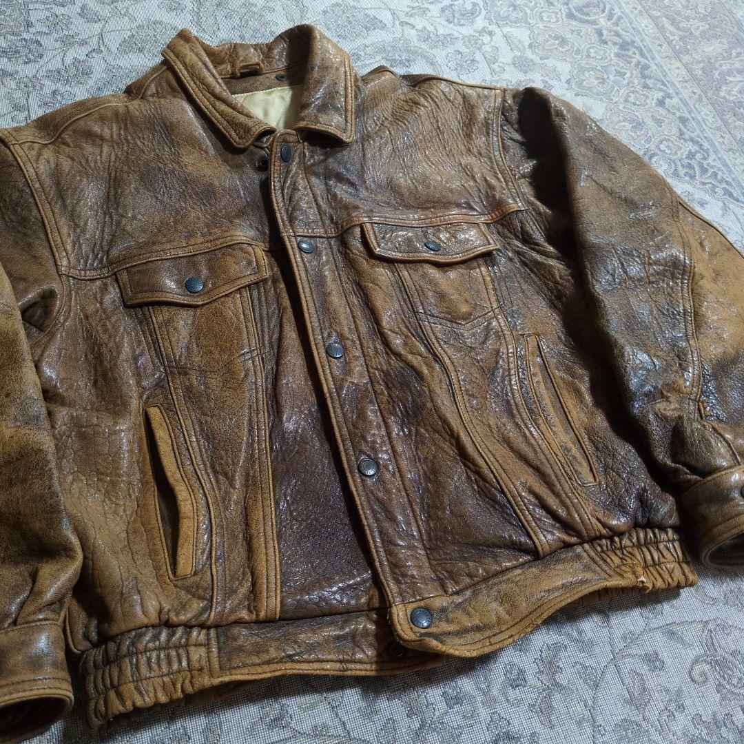 80s 3rd タイプ レザージャケット 古着 ビンテージ レザー LEVI’S