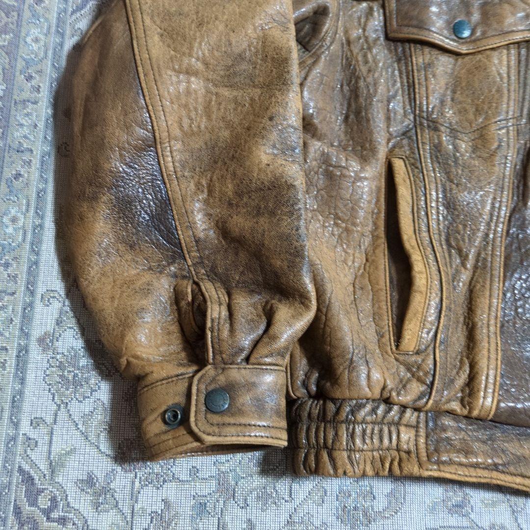 80s 3rd タイプ レザージャケット 古着 ビンテージ レザー LEVI’S
