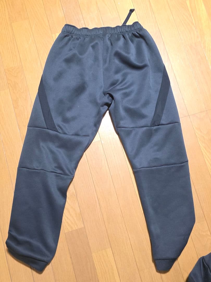 ATHLETA スウェットパーカー＆スウェットパンツ O 黒 上下セット