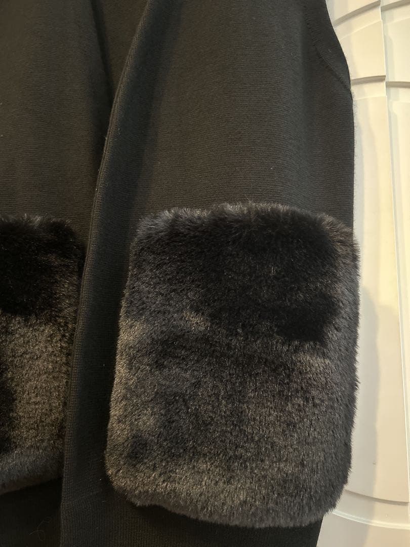 UNITED ARROWS ニットベスト ファーポケット付き