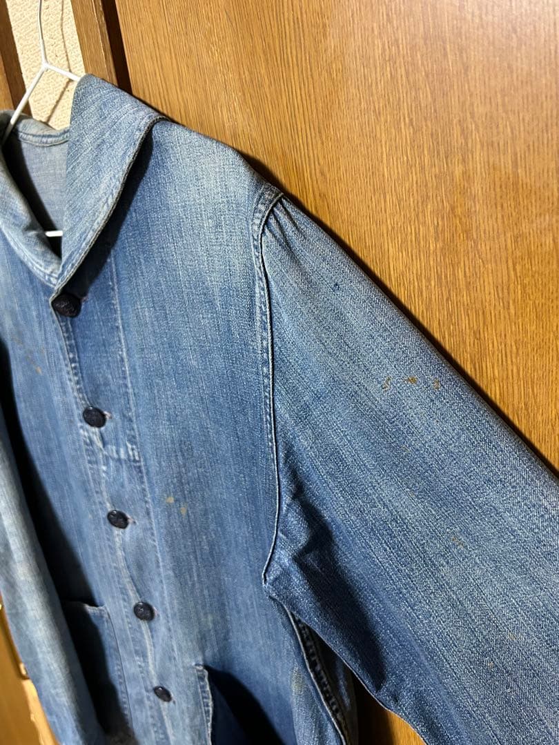 ジャケット・アウター 40s US NAVY SHAWL COLLAR DENIM jacket