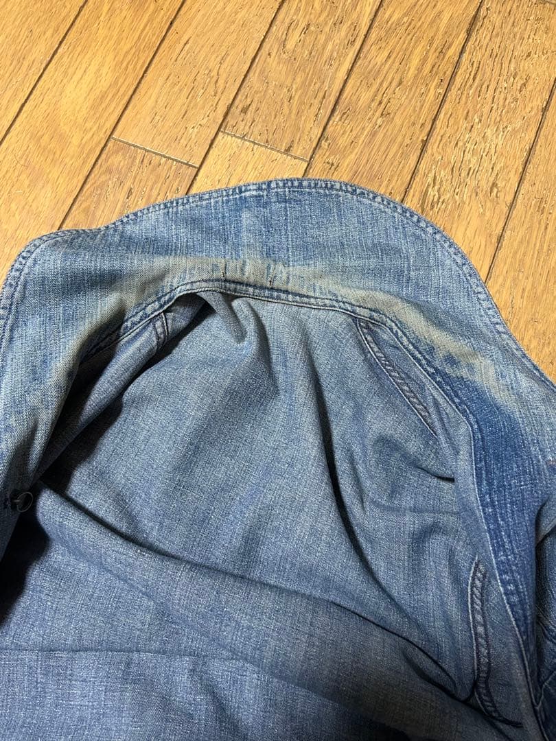 ジャケット・アウター 40s US NAVY SHAWL COLLAR DENIM jacket