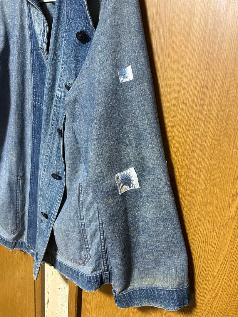 ジャケット・アウター 40s US NAVY SHAWL COLLAR DENIM jacket