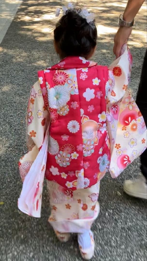 七五三　3歳　着物　フルセット