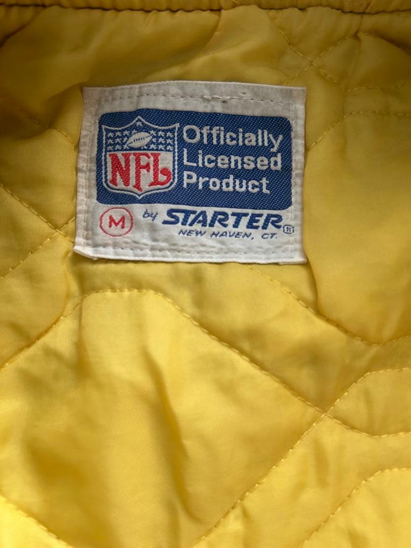 90s USA製 スターター NFL スティーラーズ スタジャン M
